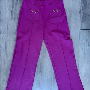 NWOT Mayoral Girls Magenta Pull-On Pants with Pocket Hardware